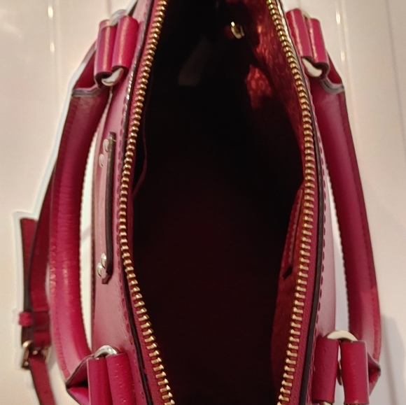 Red satchel purse - Picture 6 of 10